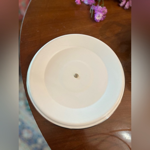 Vintage MCM Fancipan Autumn Leaf Brown Paisley 9”x3” Enamel Stew Pan w Lid - Picture 11 of 11